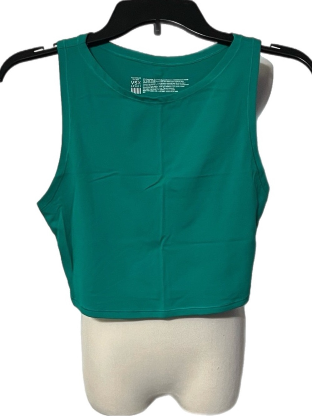 Victoria's Secret Sport Teal Crop Tank Top